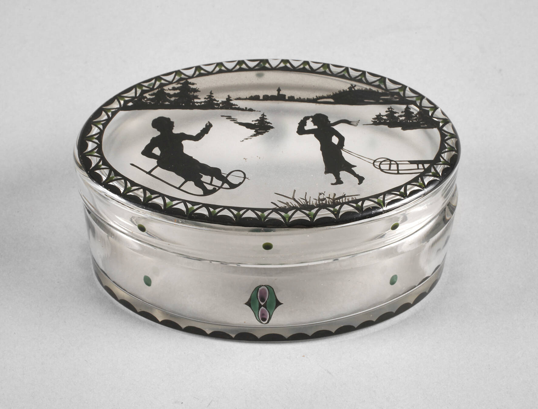 Deckeldose Steinschönau