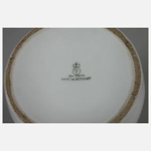 Fraureuth Deckelvase mit Drachendekor