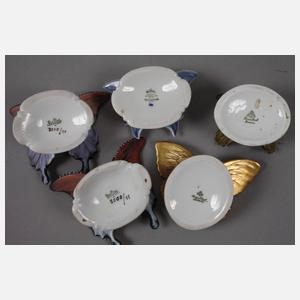 Rosenthal Konvolut Schmetterlinge