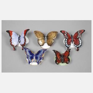 Rosenthal Konvolut Schmetterlinge