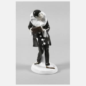 Schierholz Plaue "Pierrot mit Ziehharmonika"