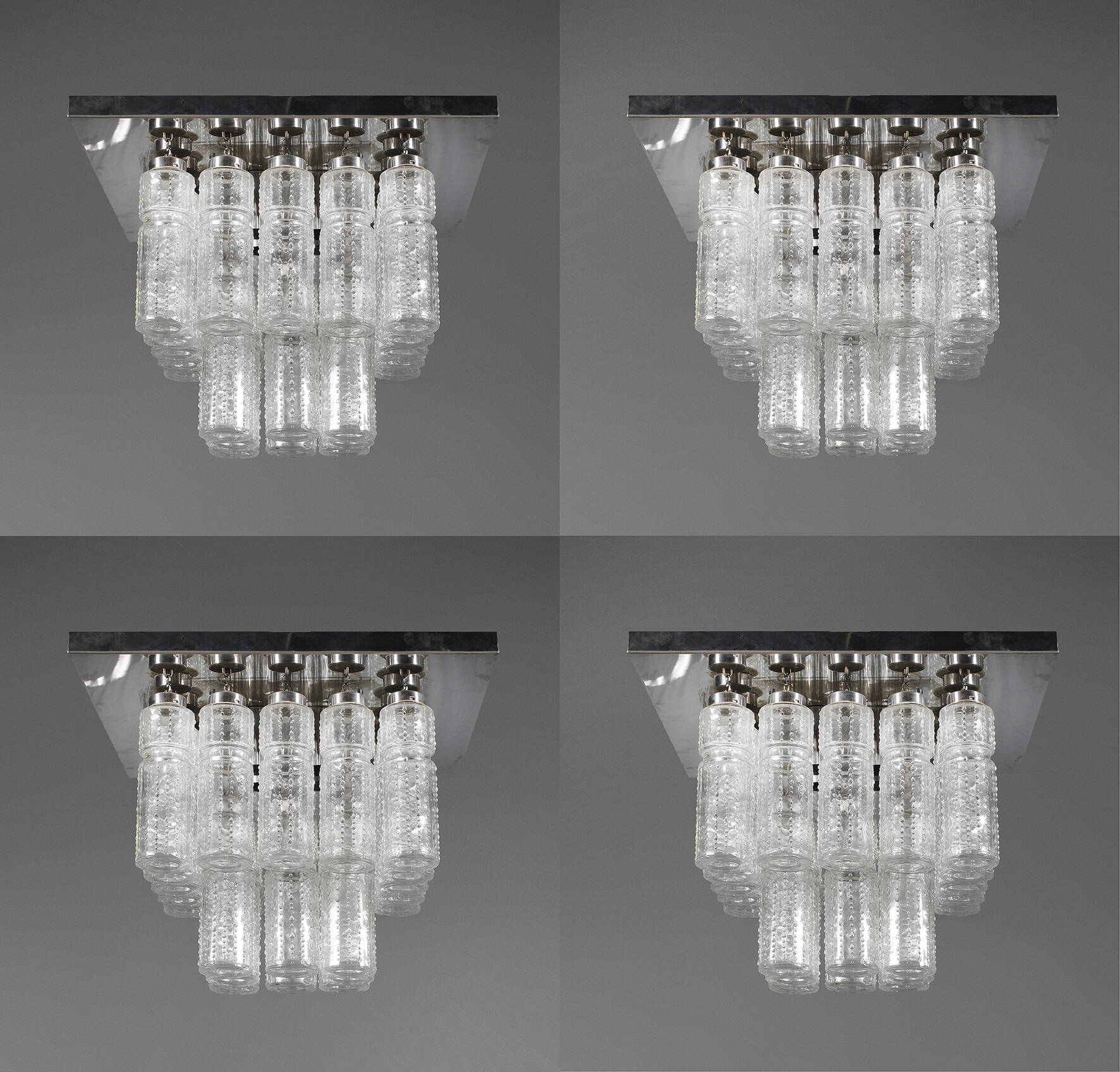 Vier Deckenlampen Design
