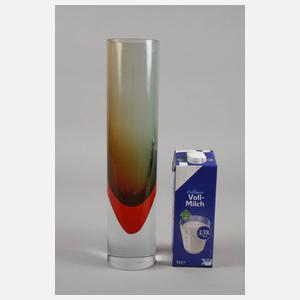 Große Stangenvase Sommerso