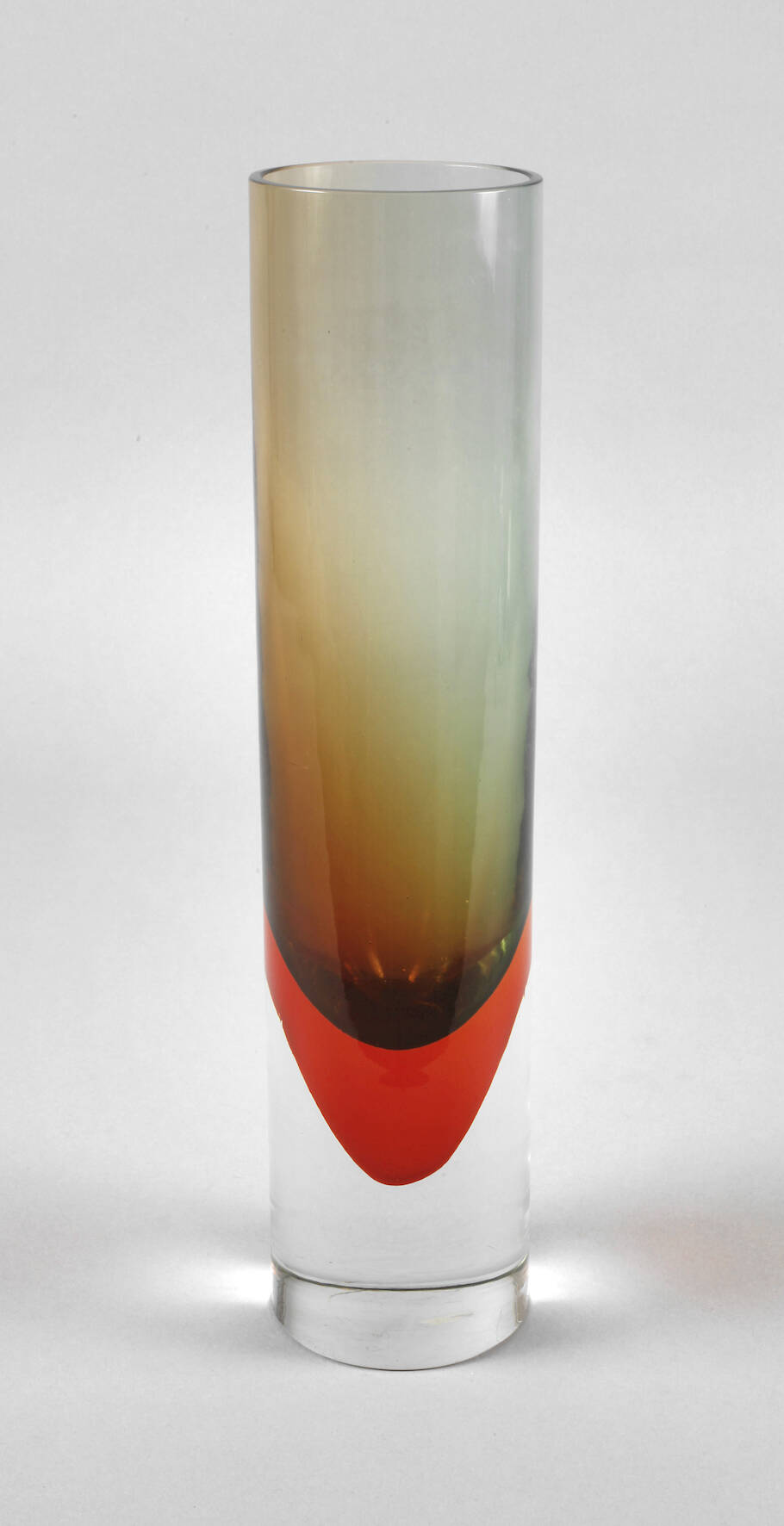 Große Stangenvase Sommerso