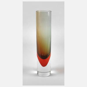 Große Stangenvase Sommerso