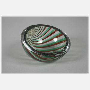 Drei Glasobjekte Murano