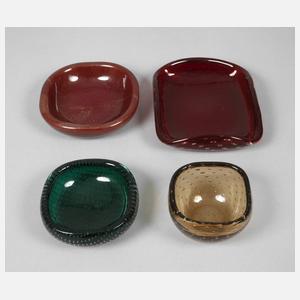 Vier Muranoschälchen