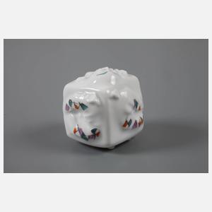 Meissen Harlekin im Würfel