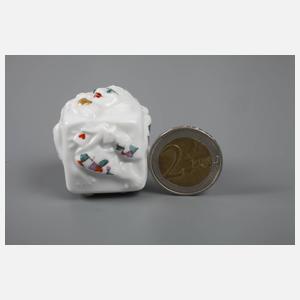 Meissen Harlekin im Würfel