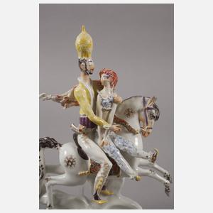 Meissen Wandplastik "Zauberpferdchen"