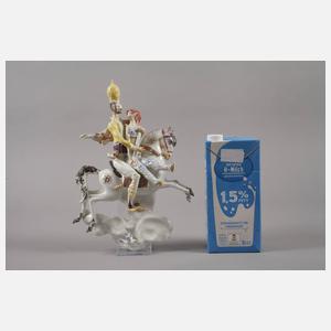 Meissen Wandplastik "Zauberpferdchen"