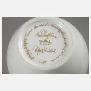 Rosenthal Vase und drei Dosen "Sarastro"