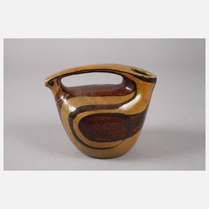 Studiokeramik Kanne in Vogelform