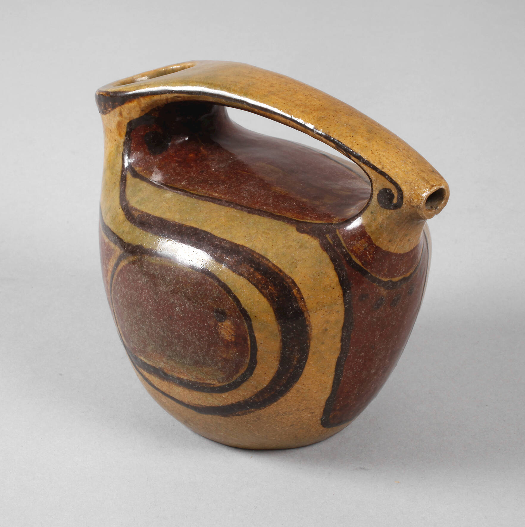 Studiokeramik Kanne in Vogelform