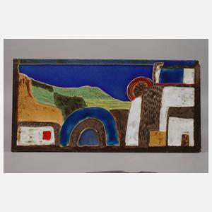 Drei moderne Wandplatten