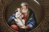 Porzellanbild Madonna mit Kind