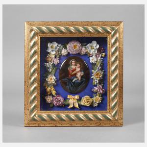 Diorama mit Andachtsbild