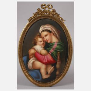 Bildplatte "Madonna della Seggiola (Sedia)"