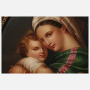 Bildplatte "Madonna della Seggiola (Sedia)"