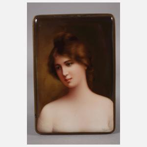 Bildplatte Bildnis einer jungen Frau