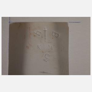 KPM Berlin Bildplatte "Bauernmädchen"