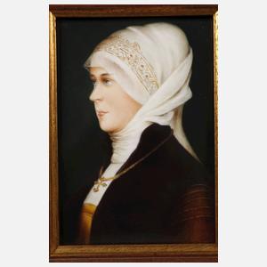 Bildplatte "Die Patrizierin"