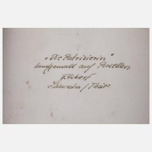 Bildplatte "Die Patrizierin"