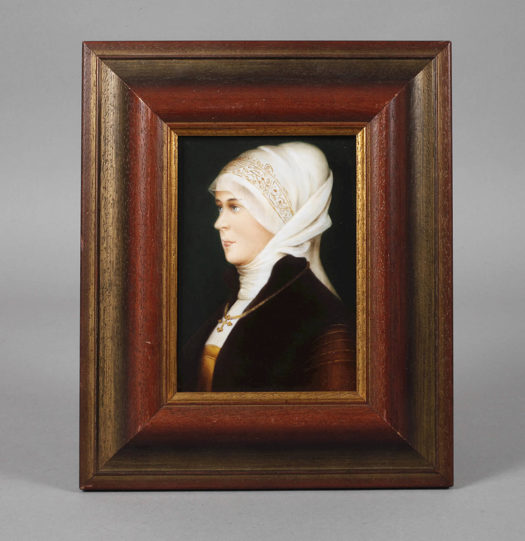 Bildplatte "Die Patrizierin"