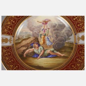 Prunkteller im Alt-Wiener Stil