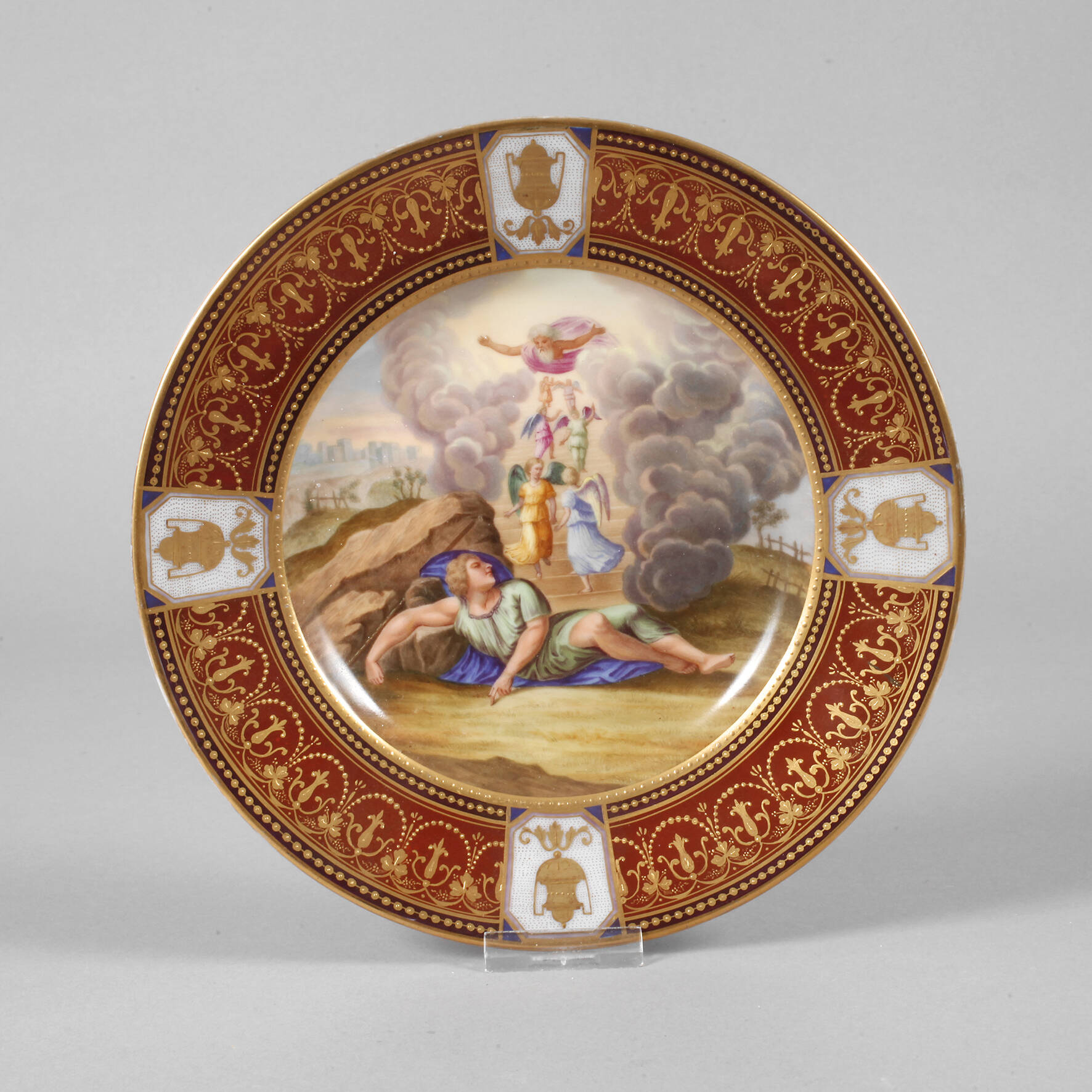 Prunkteller im Alt-Wiener Stil