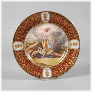 Prunkteller im Alt-Wiener Stil