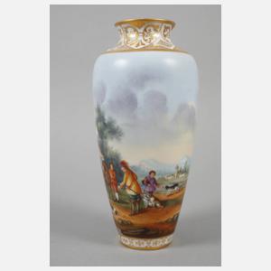 Berlin-Teltow Vase mit Landschaftsdekor