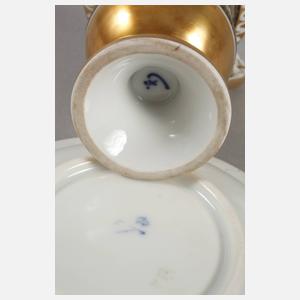 Fürstenberg Sammeltasse mit Blumenmalerei