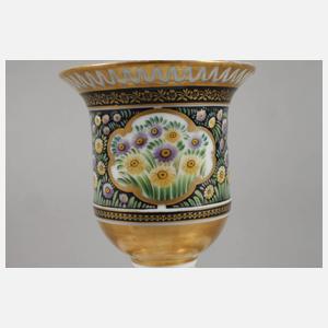 Fürstenberg Sammeltasse mit Blumenmalerei