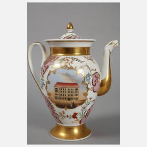 KPM Berlin Solitär mit Architekturmalerei