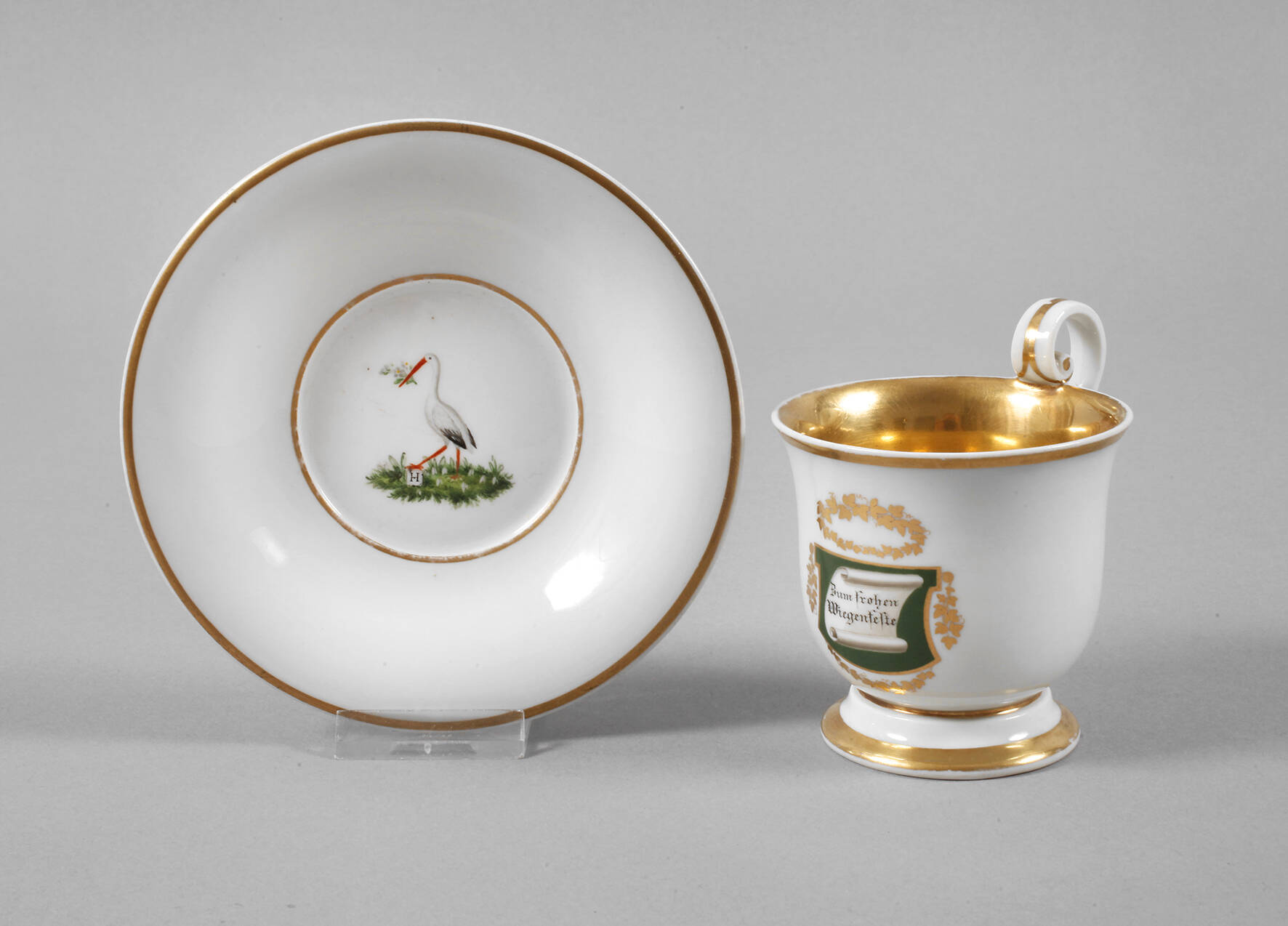 Meissen Jubiläumstasse zur Geburt