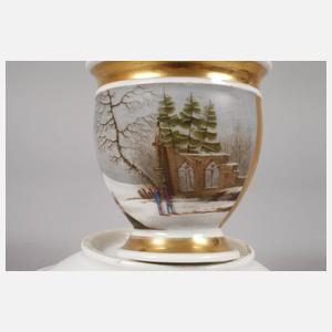 Ansichtentasse mit Winterlandschaft