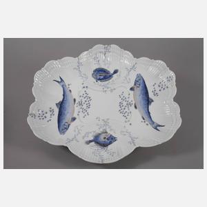 Frankreich Fischterrine mit Presentoir "Corail la Mer"