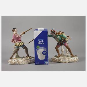 Frankreich Paar fechtende Musketiere