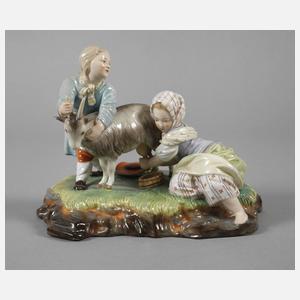 Höchster Modell "Die Ziegenmelkerin"