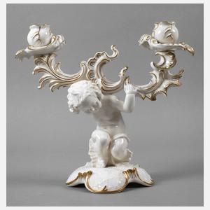 Hutschenreuther Leuchter mit Putto