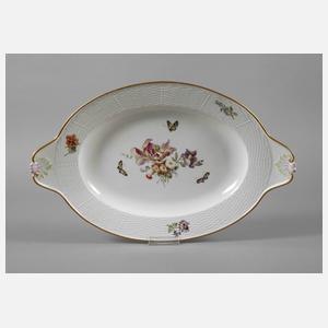 KPM Berlin Platte "Blumen und Insekten"