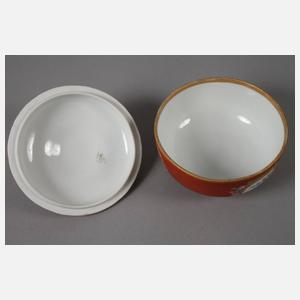 Meissen Deckelschale mit Presentoir Marcolini-Zeit