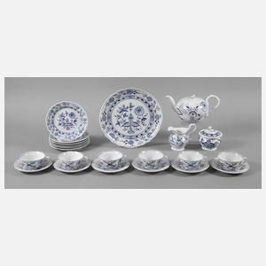 Meissen Teeservice "Zwiebelmuster"