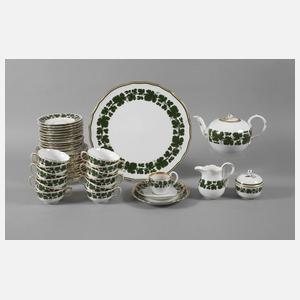 Meissen Teeservice mit Weinlaubdekor