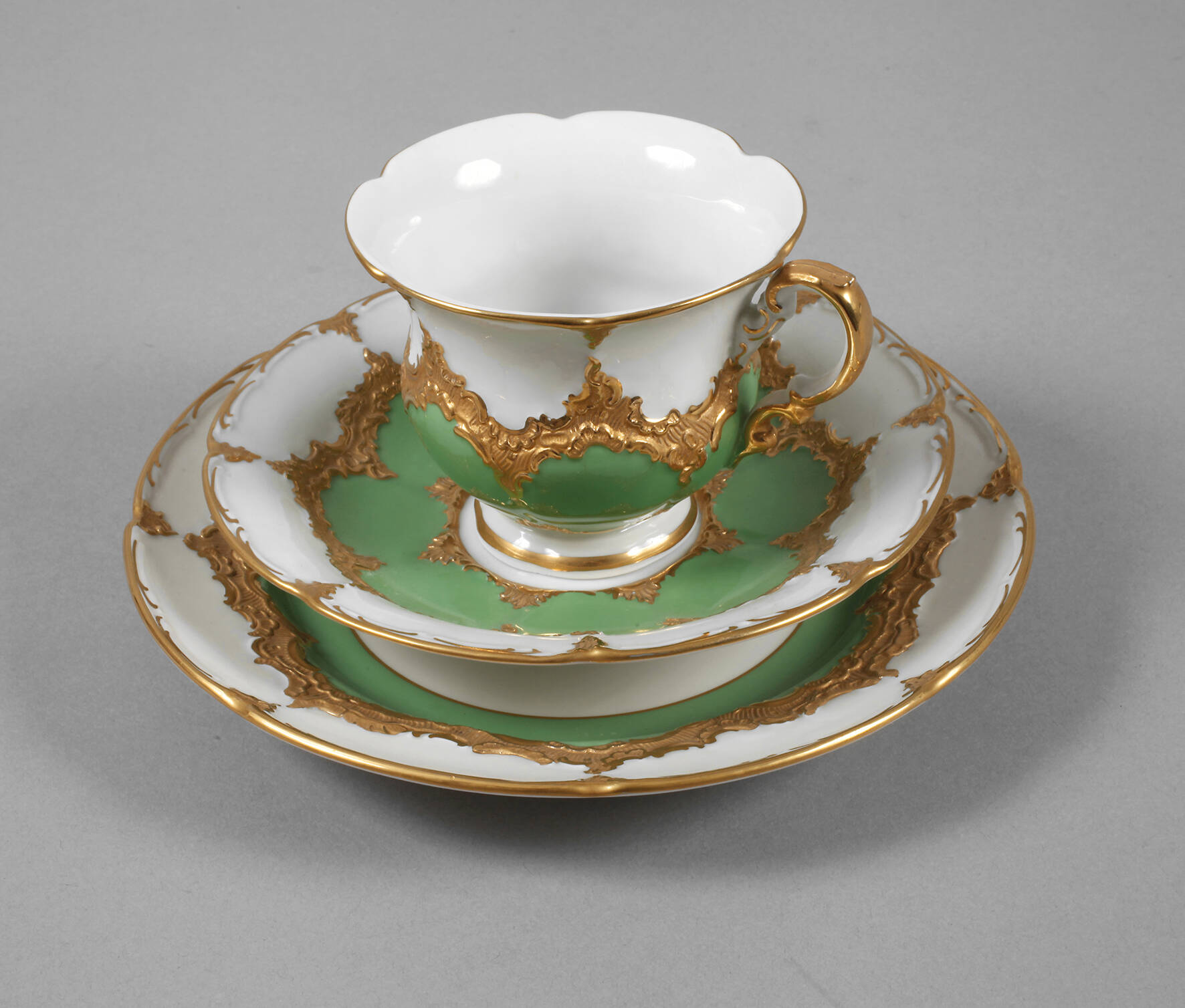 Meissen Prunkgedeck "B-Form"