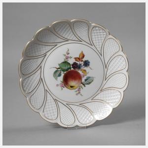 Meissen Zierteller "Fruchtmalerei"