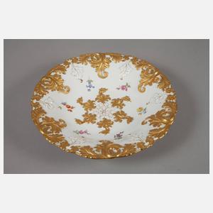 Meissen Prunkschale mit Streublümchendekor