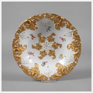 Meissen Prunkschale mit Streublümchendekor