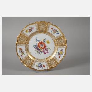 Meissen zwei Prunkteller "Reiches Bukett"